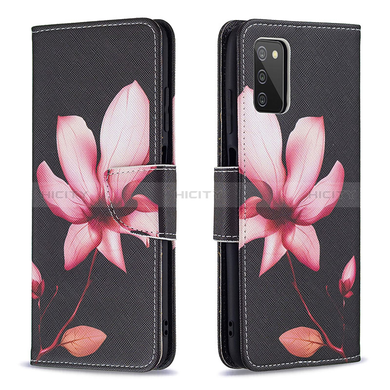 Funda de Cuero Cartera con Soporte Patron de Moda Carcasa B03F para Samsung Galaxy A02s