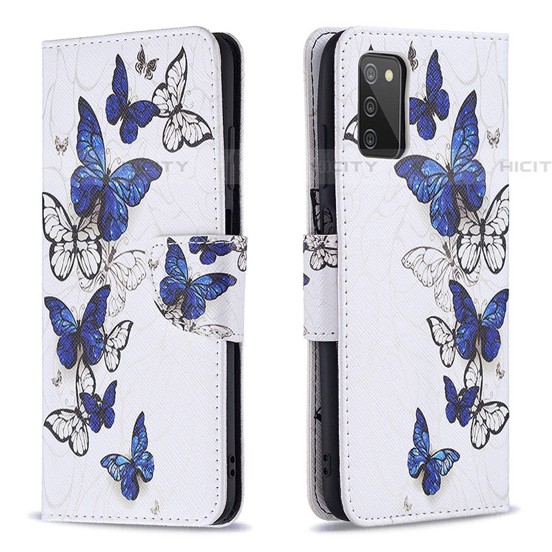 Funda de Cuero Cartera con Soporte Patron de Moda Carcasa B03F para Samsung Galaxy A03s