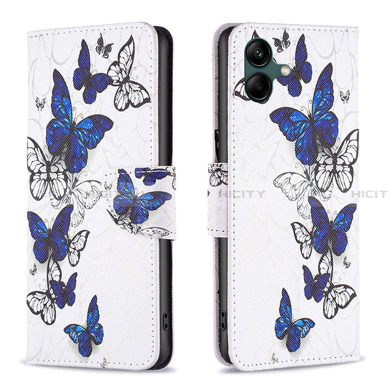 Funda de Cuero Cartera con Soporte Patron de Moda Carcasa B03F para Samsung Galaxy A05