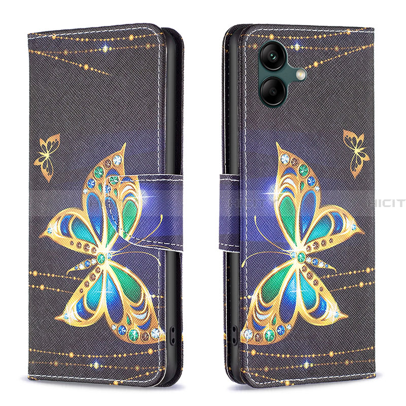 Funda de Cuero Cartera con Soporte Patron de Moda Carcasa B03F para Samsung Galaxy A05