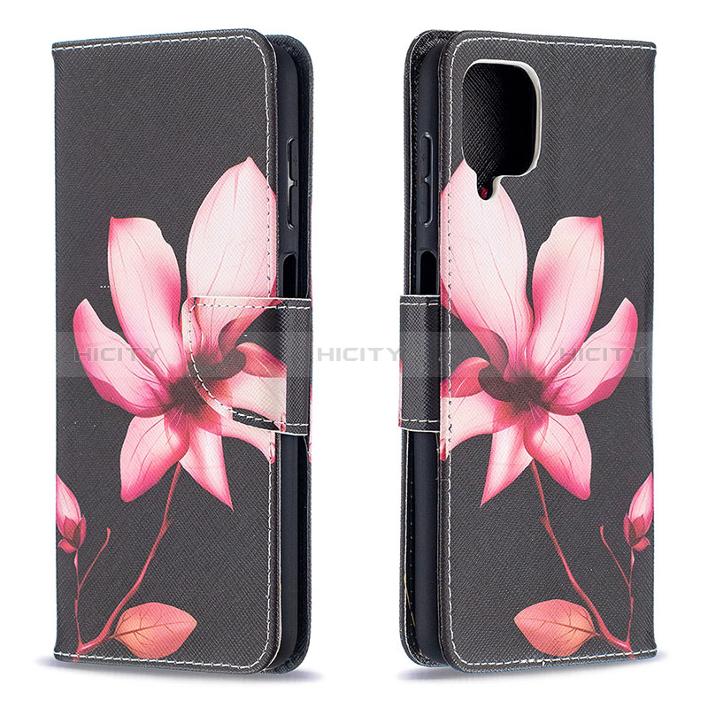 Funda de Cuero Cartera con Soporte Patron de Moda Carcasa B03F para Samsung Galaxy A12 5G