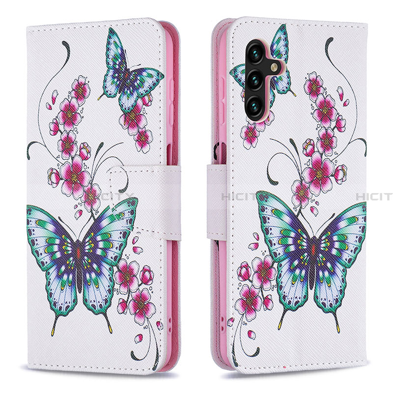 Funda de Cuero Cartera con Soporte Patron de Moda Carcasa B03F para Samsung Galaxy A13 5G