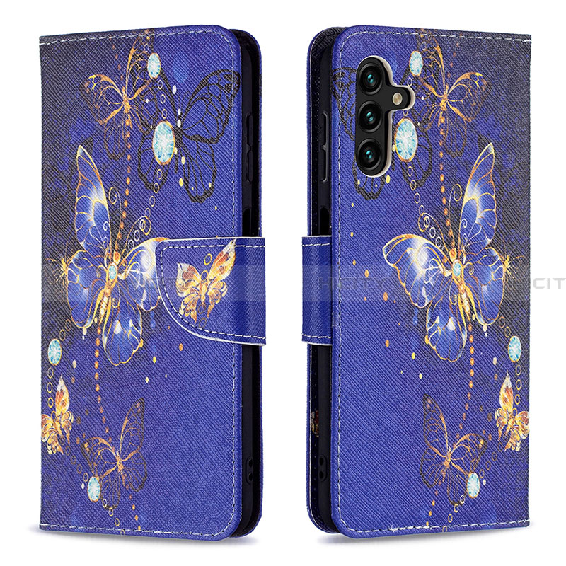 Funda de Cuero Cartera con Soporte Patron de Moda Carcasa B03F para Samsung Galaxy A13 5G