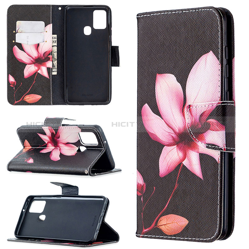 Funda de Cuero Cartera con Soporte Patron de Moda Carcasa B03F para Samsung Galaxy A21s