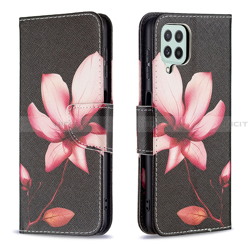 Funda de Cuero Cartera con Soporte Patron de Moda Carcasa B03F para Samsung Galaxy A22 4G