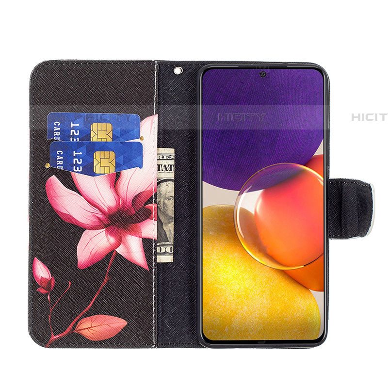 Funda de Cuero Cartera con Soporte Patron de Moda Carcasa B03F para Samsung Galaxy A24 4G