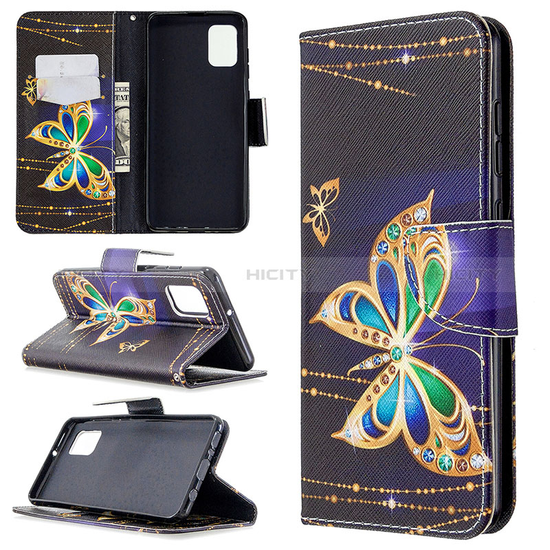 Funda de Cuero Cartera con Soporte Patron de Moda Carcasa B03F para Samsung Galaxy A31