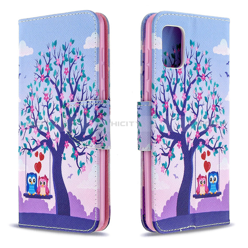 Funda de Cuero Cartera con Soporte Patron de Moda Carcasa B03F para Samsung Galaxy A31