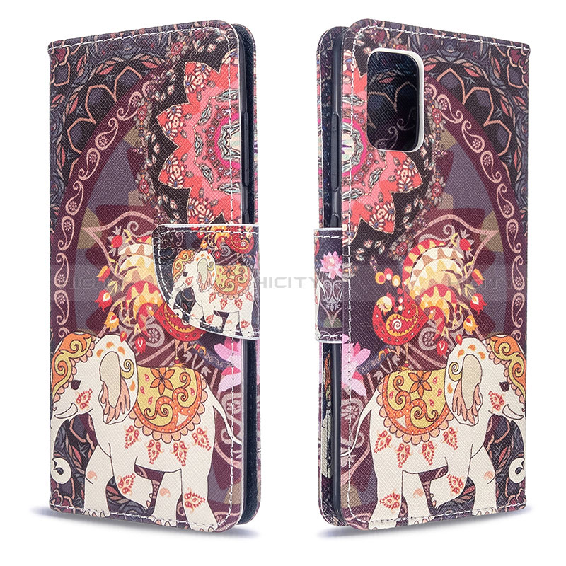 Funda de Cuero Cartera con Soporte Patron de Moda Carcasa B03F para Samsung Galaxy A51 4G