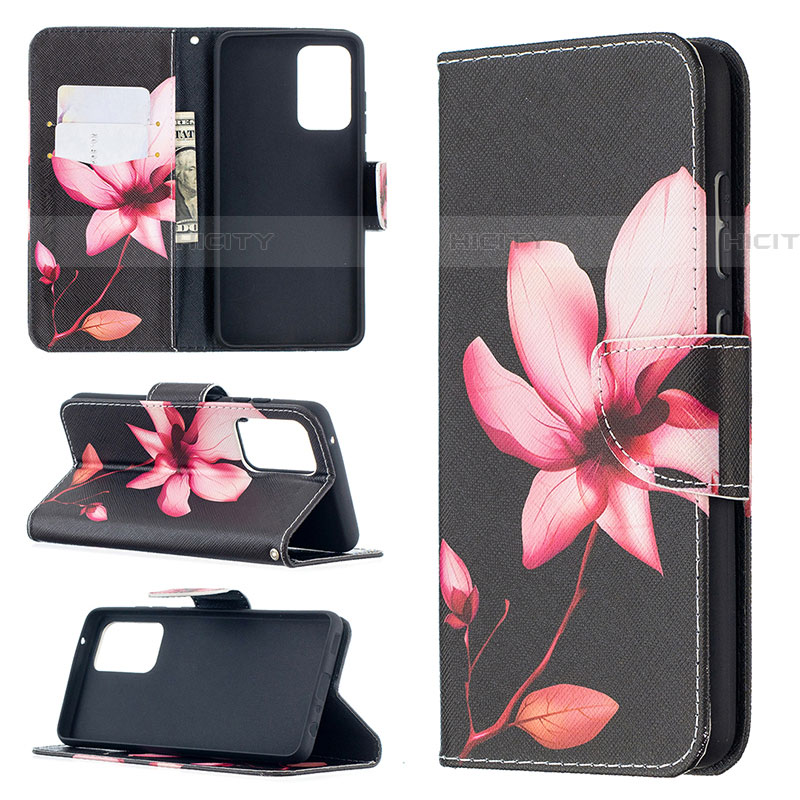 Funda de Cuero Cartera con Soporte Patron de Moda Carcasa B03F para Samsung Galaxy A52 5G