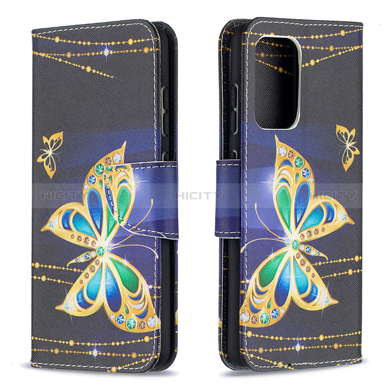 Funda de Cuero Cartera con Soporte Patron de Moda Carcasa B03F para Samsung Galaxy A52s 5G