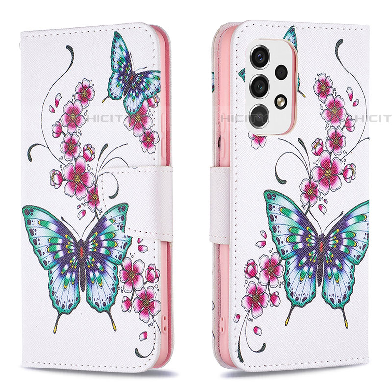 Funda de Cuero Cartera con Soporte Patron de Moda Carcasa B03F para Samsung Galaxy A53 5G