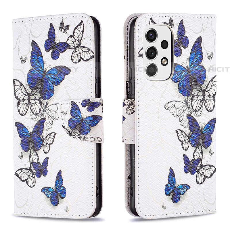 Funda de Cuero Cartera con Soporte Patron de Moda Carcasa B03F para Samsung Galaxy A53 5G