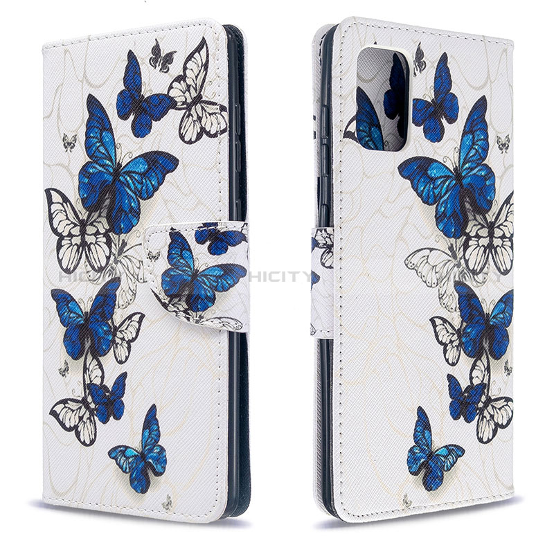 Funda de Cuero Cartera con Soporte Patron de Moda Carcasa B03F para Samsung Galaxy A71 4G A715