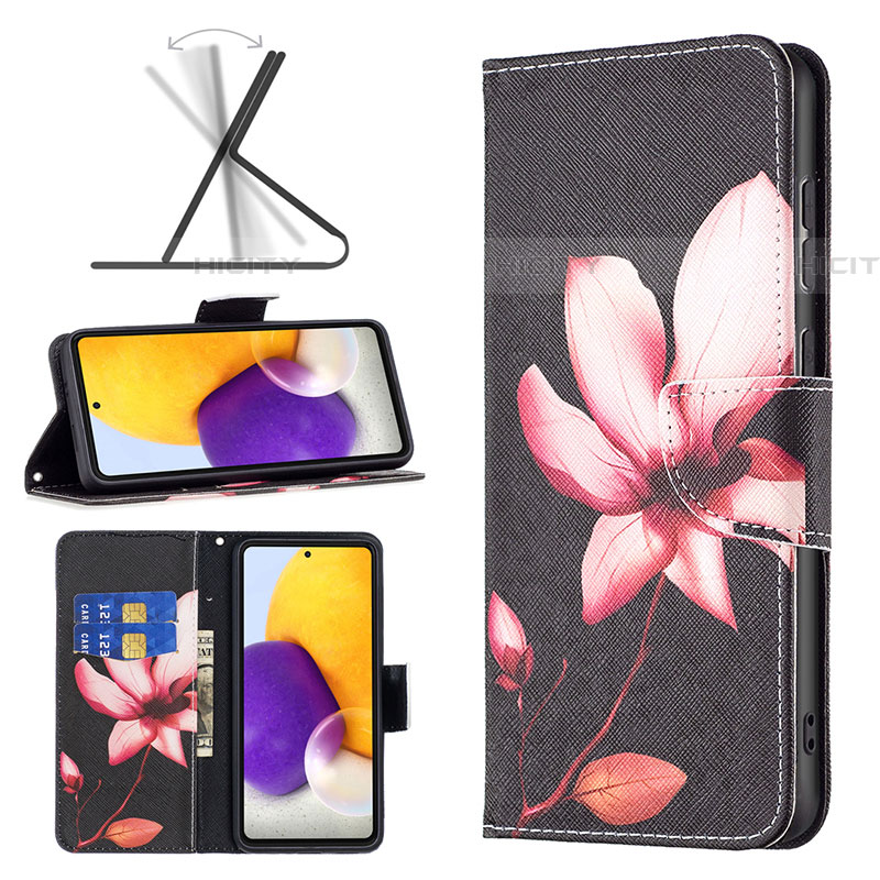 Funda de Cuero Cartera con Soporte Patron de Moda Carcasa B03F para Samsung Galaxy A73 5G