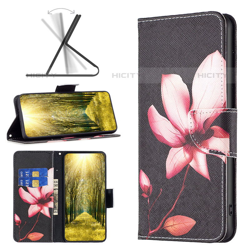 Funda de Cuero Cartera con Soporte Patron de Moda Carcasa B03F para Samsung Galaxy M23 5G