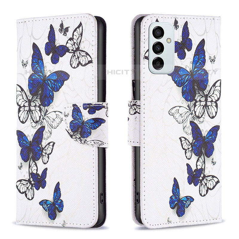 Funda de Cuero Cartera con Soporte Patron de Moda Carcasa B03F para Samsung Galaxy M23 5G