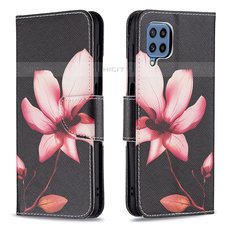 Funda de Cuero Cartera con Soporte Patron de Moda Carcasa B03F para Samsung Galaxy M32 4G