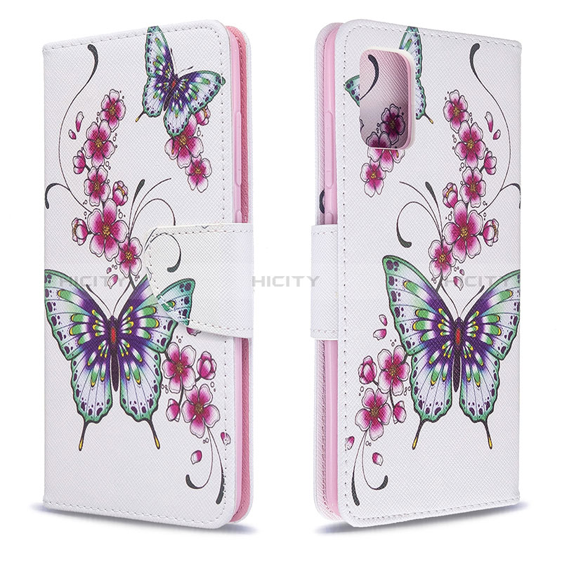 Funda de Cuero Cartera con Soporte Patron de Moda Carcasa B03F para Samsung Galaxy M40S Vistoso