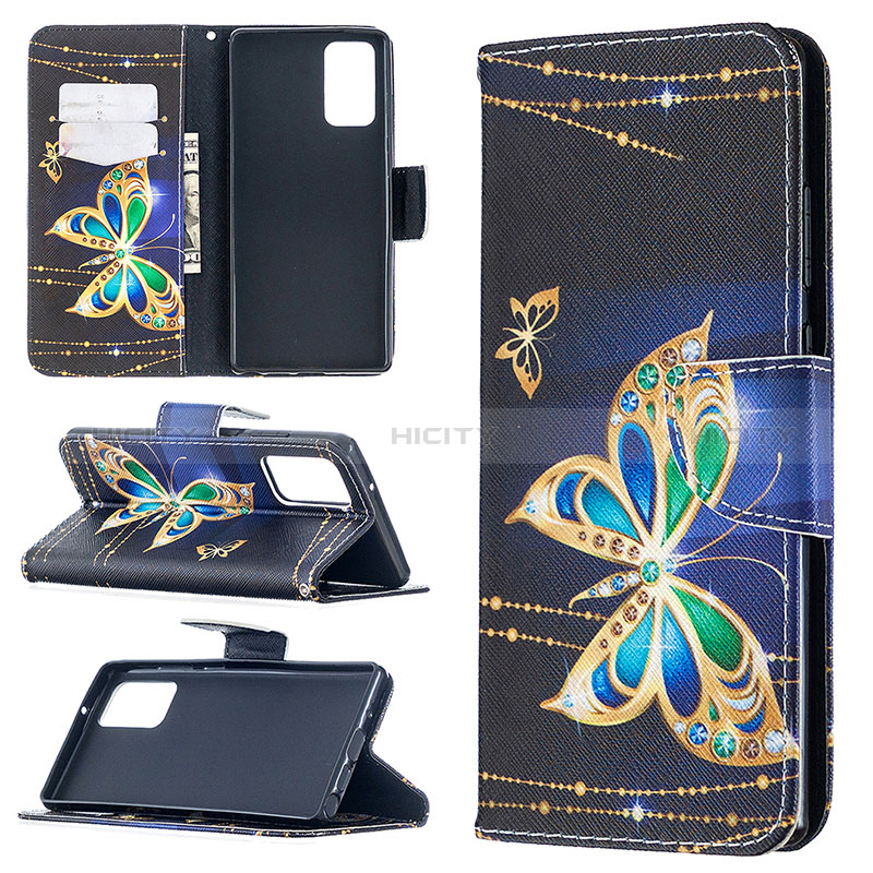 Funda de Cuero Cartera con Soporte Patron de Moda Carcasa B03F para Samsung Galaxy Note 20 5G