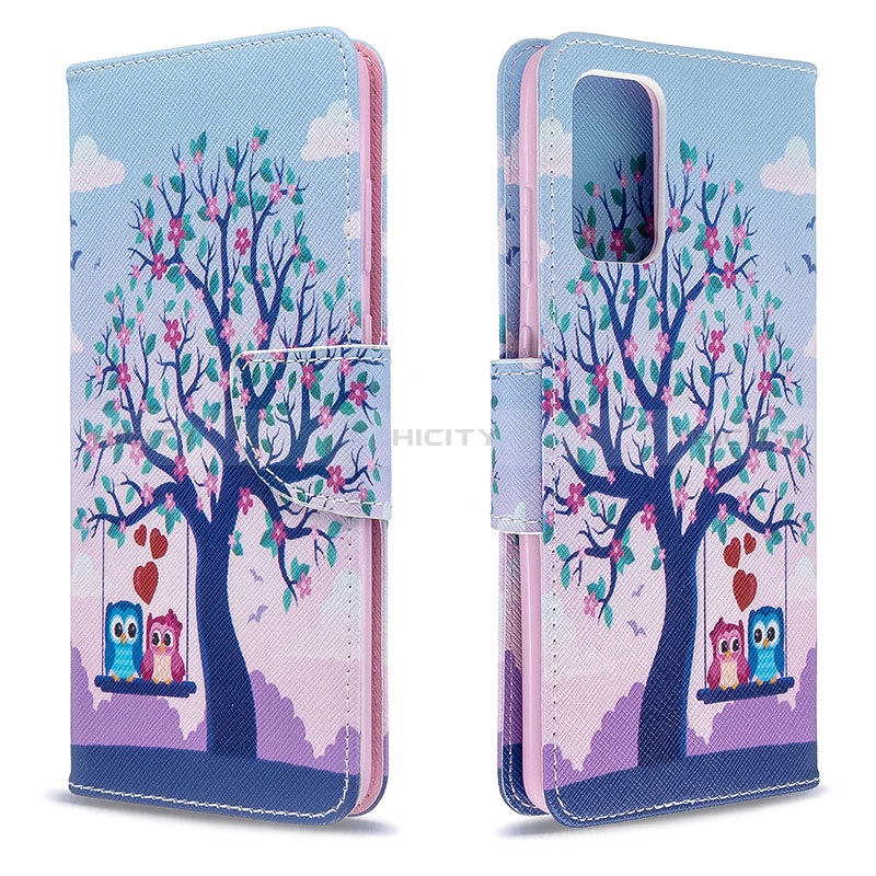 Funda de Cuero Cartera con Soporte Patron de Moda Carcasa B03F para Samsung Galaxy S20 5G