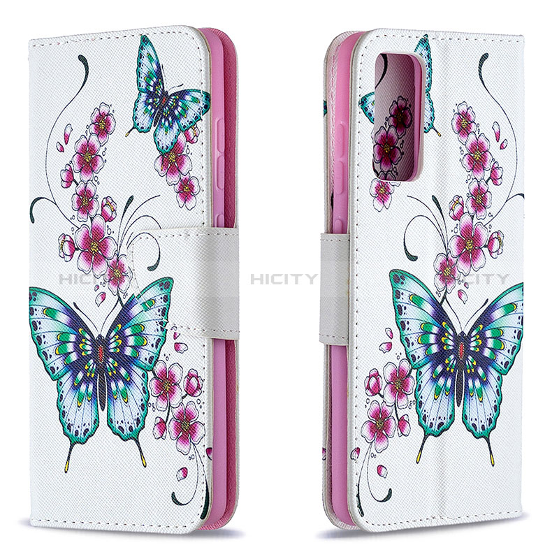 Funda de Cuero Cartera con Soporte Patron de Moda Carcasa B03F para Samsung Galaxy S20 Lite 5G Vistoso