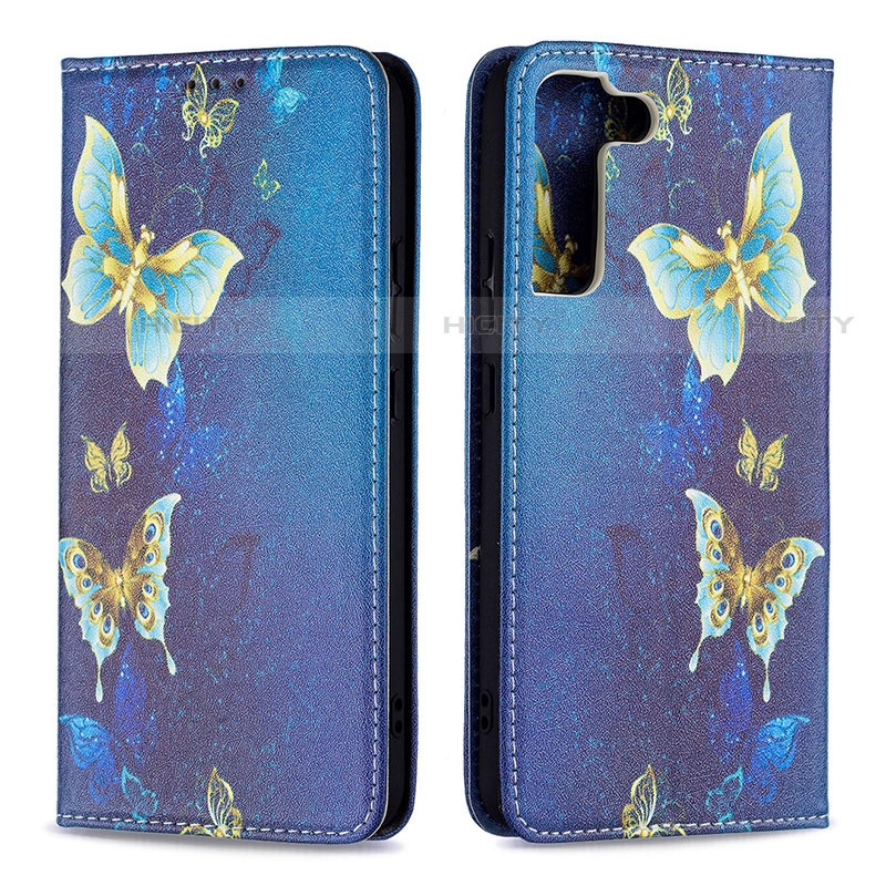 Funda de Cuero Cartera con Soporte Patron de Moda Carcasa B03F para Samsung Galaxy S21 5G