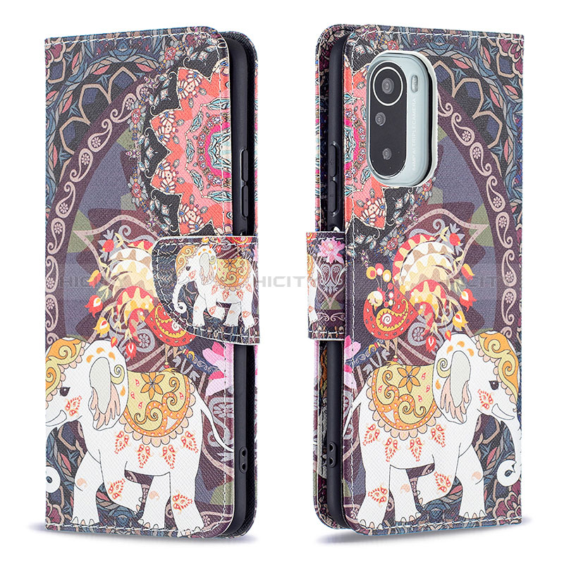 Funda de Cuero Cartera con Soporte Patron de Moda Carcasa B03F para Xiaomi Mi 11i 5G