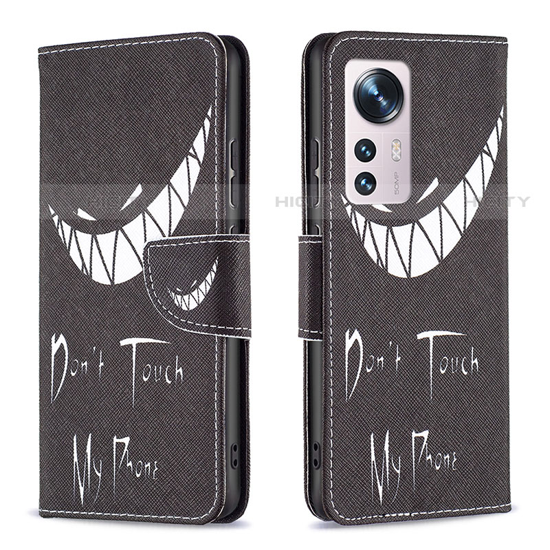 Funda de Cuero Cartera con Soporte Patron de Moda Carcasa B03F para Xiaomi Mi 12S Pro 5G