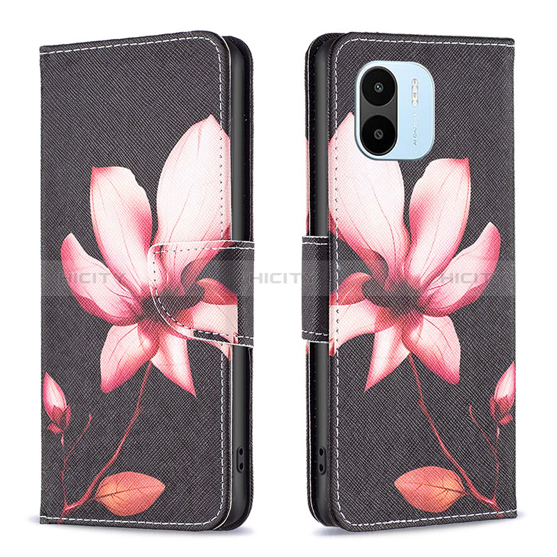 Funda de Cuero Cartera con Soporte Patron de Moda Carcasa B03F para Xiaomi Poco C51