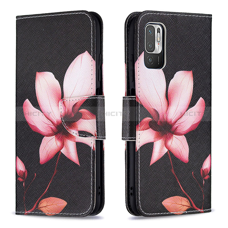 Funda de Cuero Cartera con Soporte Patron de Moda Carcasa B03F para Xiaomi POCO M3 Pro 5G