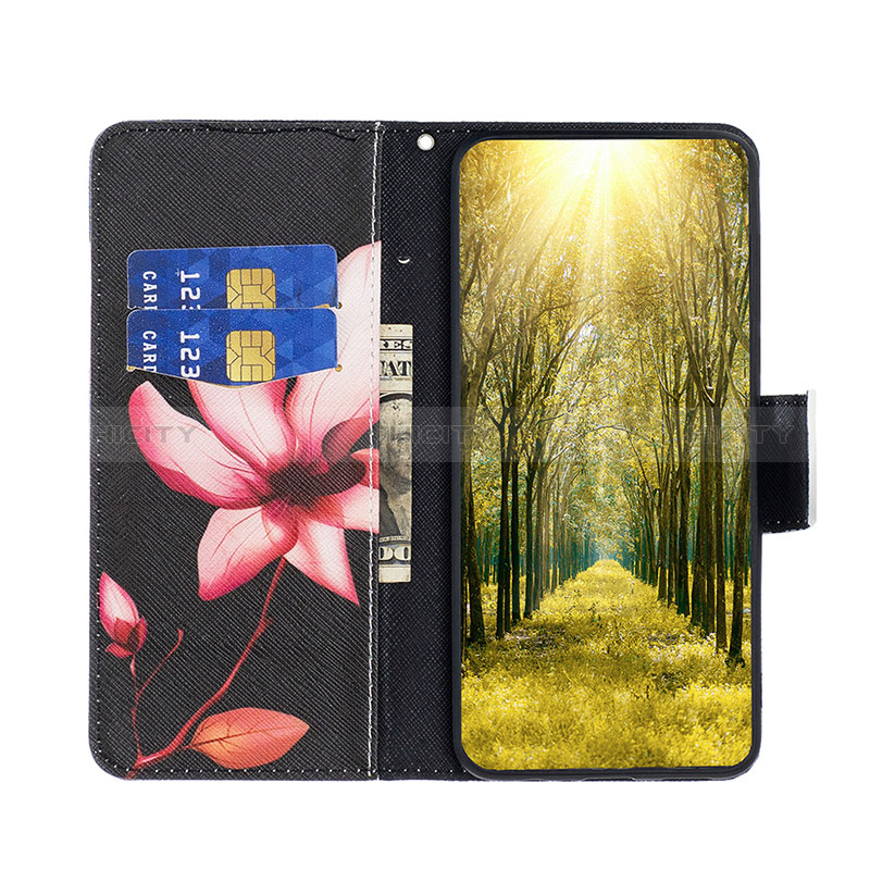 Funda de Cuero Cartera con Soporte Patron de Moda Carcasa B03F para Xiaomi Poco M4 Pro 4G