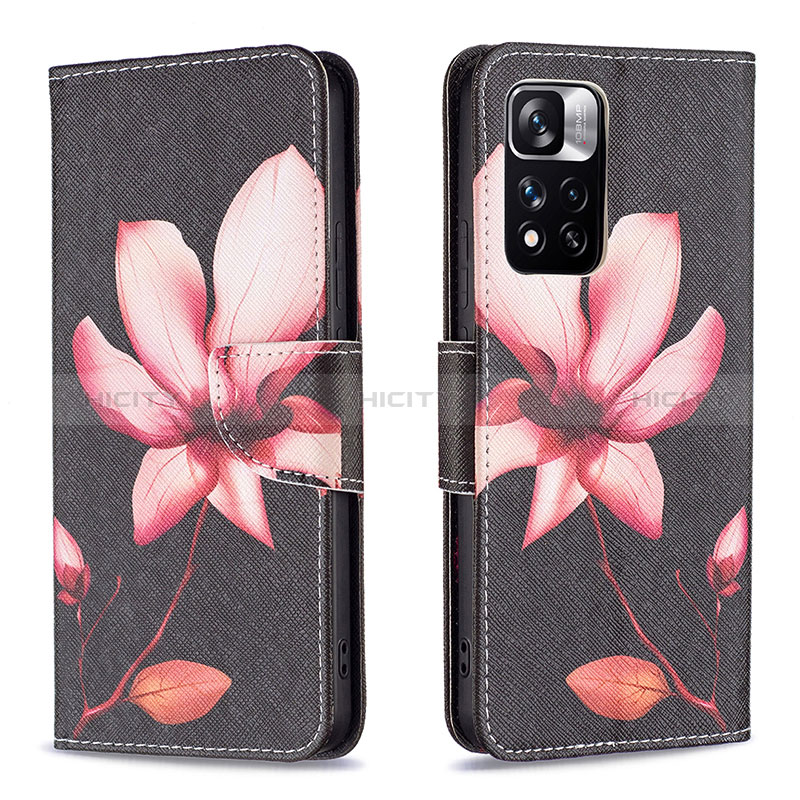 Funda de Cuero Cartera con Soporte Patron de Moda Carcasa B03F para Xiaomi Poco X4 NFC