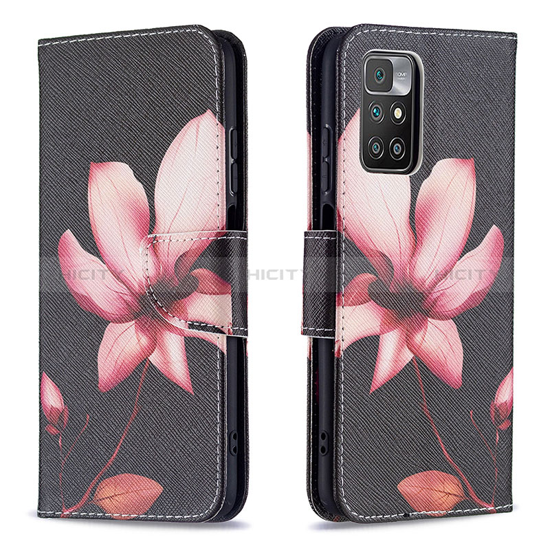 Funda de Cuero Cartera con Soporte Patron de Moda Carcasa B03F para Xiaomi Redmi 10 (2022)