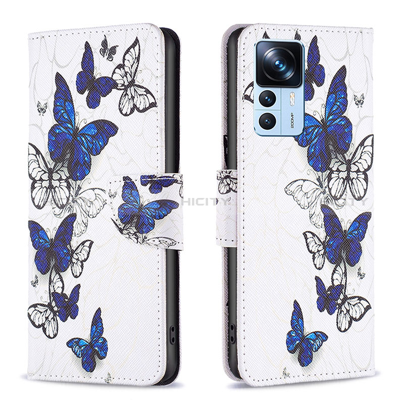 Funda de Cuero Cartera con Soporte Patron de Moda Carcasa B03F para Xiaomi Redmi K50 Ultra 5G