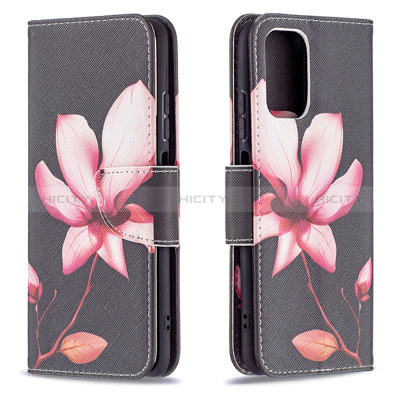 Funda de Cuero Cartera con Soporte Patron de Moda Carcasa B03F para Xiaomi Redmi Note 10 4G