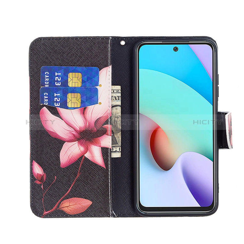 Funda de Cuero Cartera con Soporte Patron de Moda Carcasa B03F para Xiaomi Redmi Note 11 4G (2021)