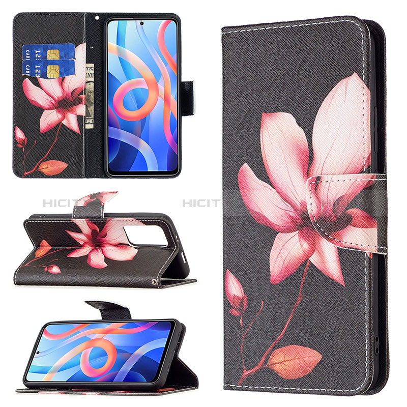 Funda de Cuero Cartera con Soporte Patron de Moda Carcasa B03F para Xiaomi Redmi Note 11 5G