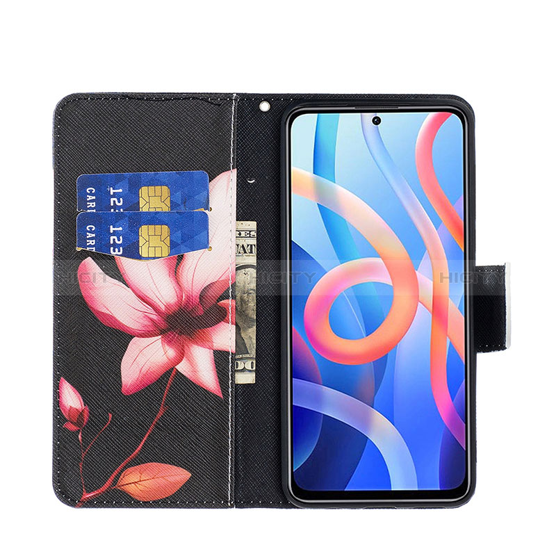 Funda de Cuero Cartera con Soporte Patron de Moda Carcasa B03F para Xiaomi Redmi Note 11 5G