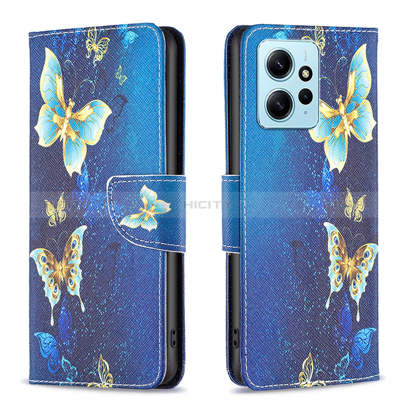 Funda de Cuero Cartera con Soporte Patron de Moda Carcasa B03F para Xiaomi Redmi Note 12 4G