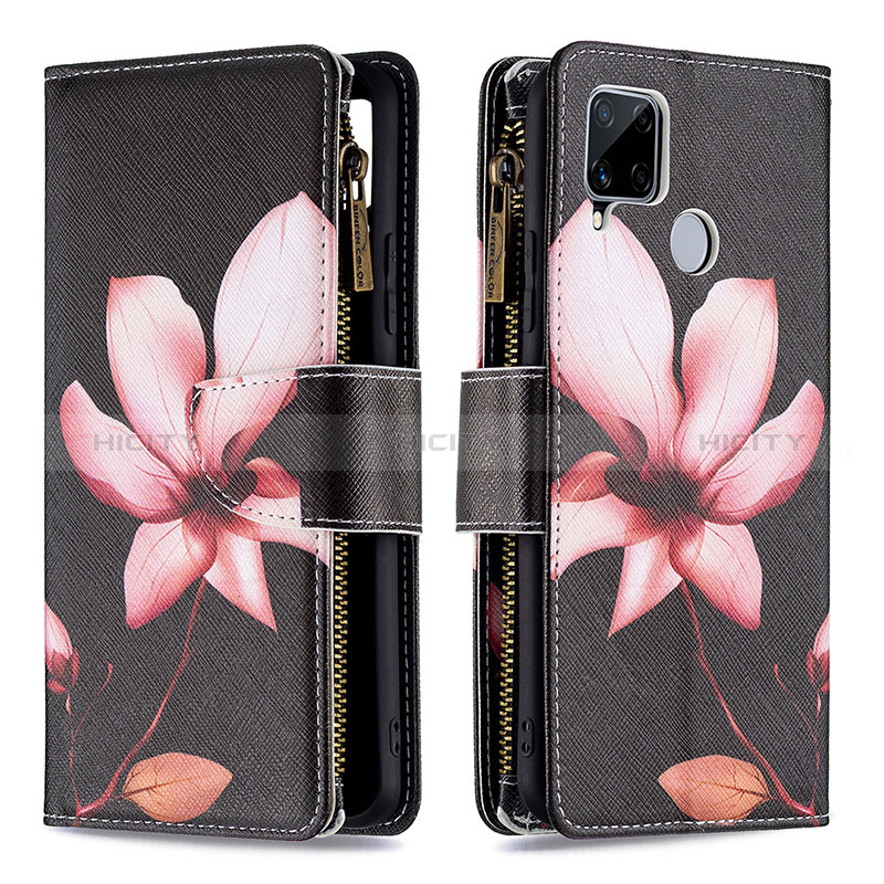 Funda de Cuero Cartera con Soporte Patron de Moda Carcasa B04F para Realme 7i RMX2193