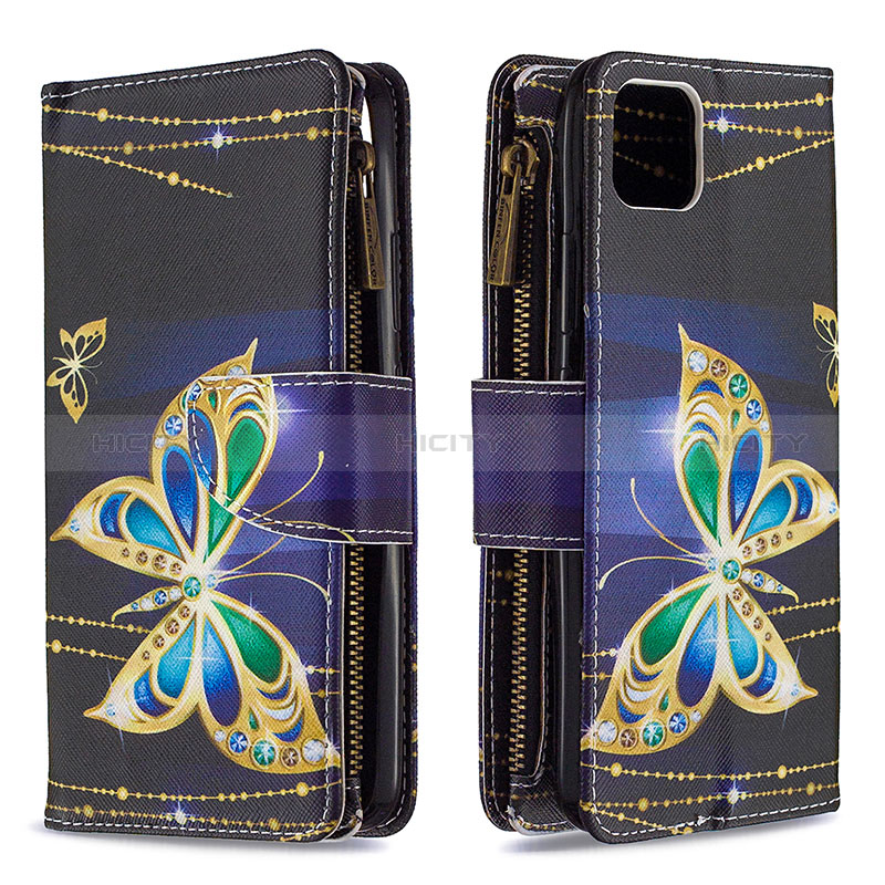 Funda de Cuero Cartera con Soporte Patron de Moda Carcasa B04F para Realme C11 (2021)