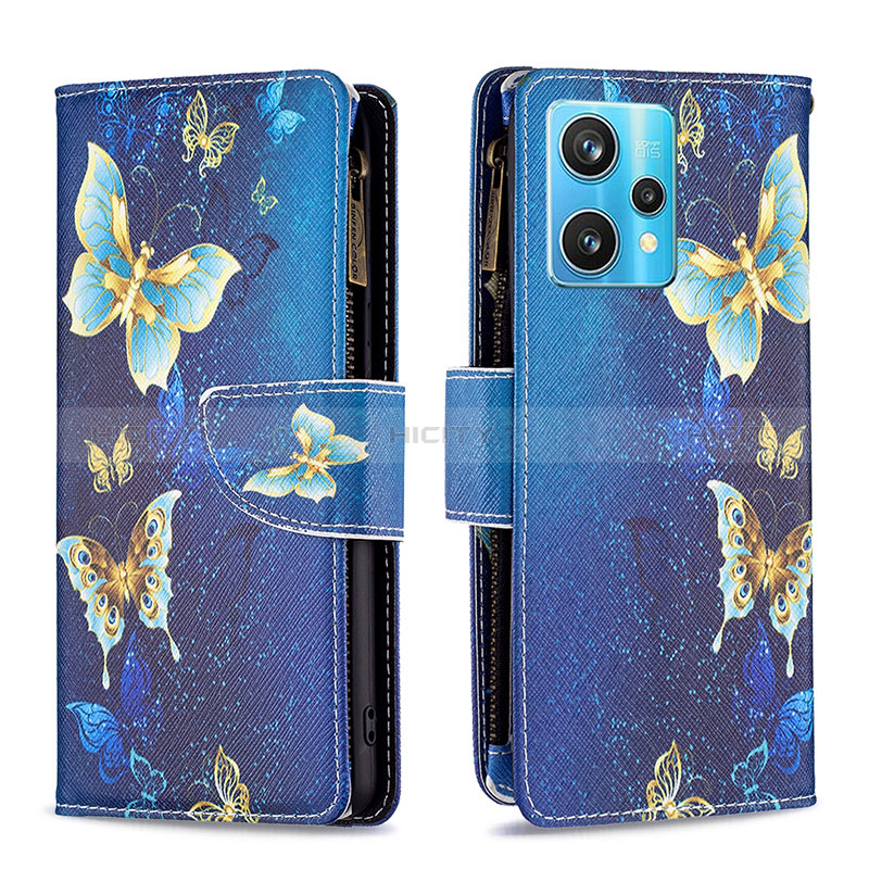 Funda de Cuero Cartera con Soporte Patron de Moda Carcasa B04F para Realme Narzo 50 Pro 5G