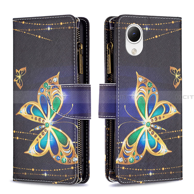 Funda de Cuero Cartera con Soporte Patron de Moda Carcasa B04F para Samsung Galaxy A23 5G SC-56C