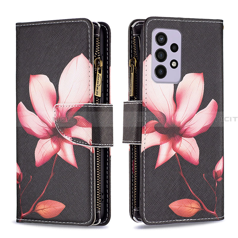 Funda de Cuero Cartera con Soporte Patron de Moda Carcasa B04F para Samsung Galaxy A33 5G