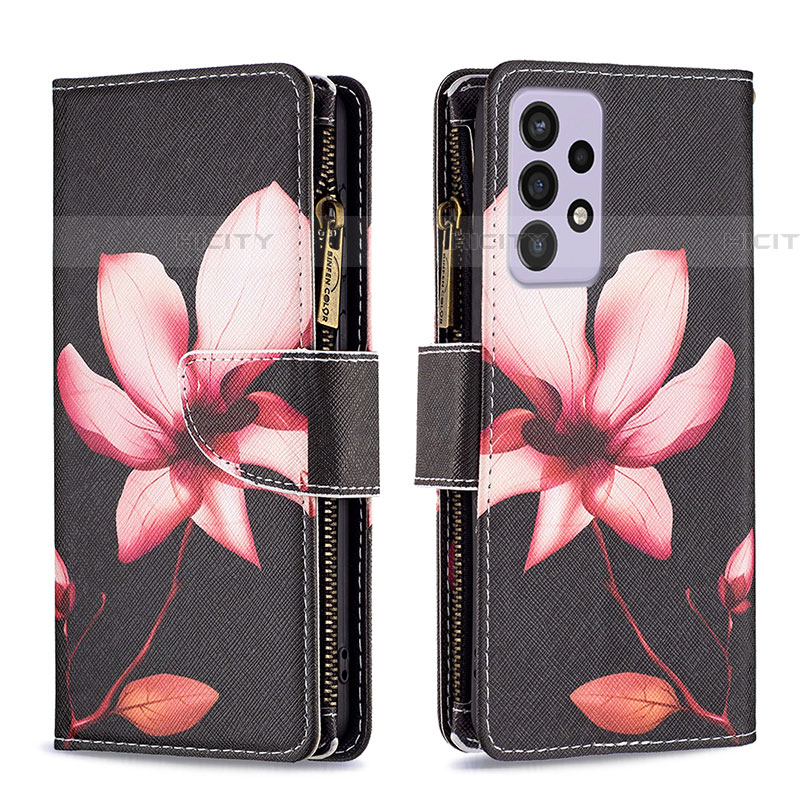 Funda de Cuero Cartera con Soporte Patron de Moda Carcasa B04F para Samsung Galaxy A73 5G