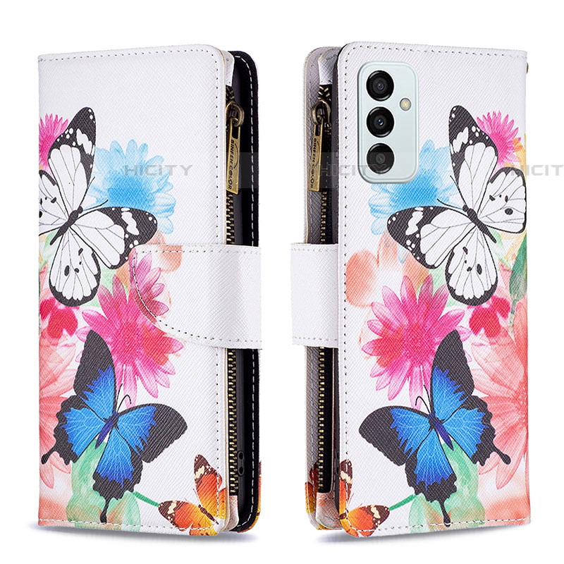 Funda de Cuero Cartera con Soporte Patron de Moda Carcasa B04F para Samsung Galaxy F23 5G