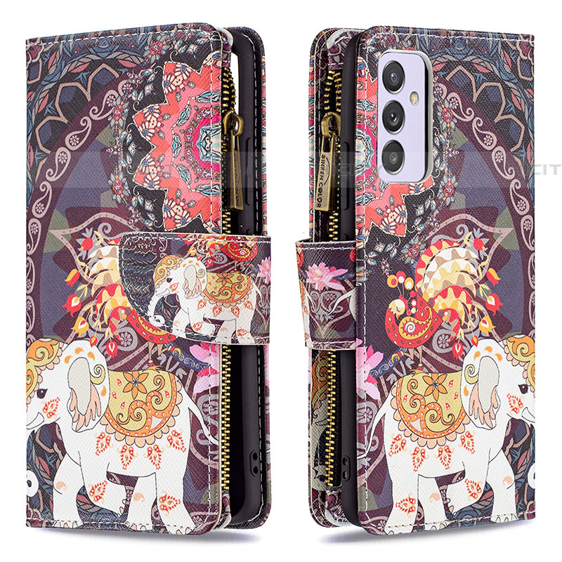 Funda de Cuero Cartera con Soporte Patron de Moda Carcasa B04F para Samsung Galaxy F54 5G