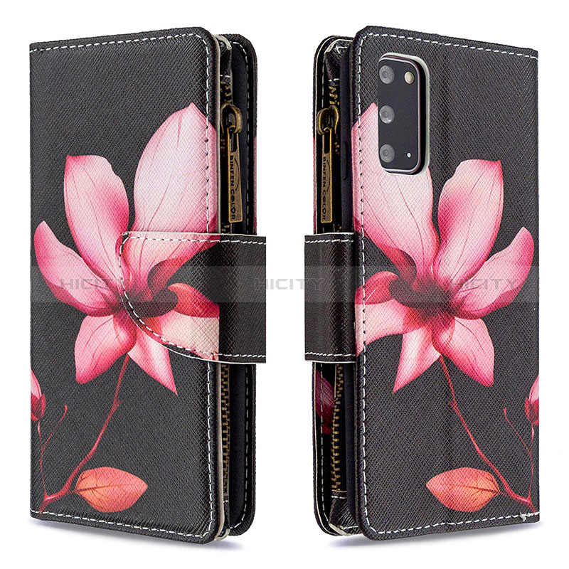 Funda de Cuero Cartera con Soporte Patron de Moda Carcasa B04F para Samsung Galaxy S20