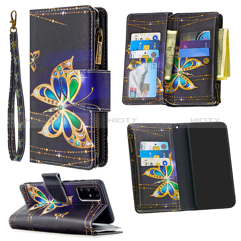 Funda de Cuero Cartera con Soporte Patron de Moda Carcasa B04F para Samsung Galaxy S20 Plus 5G